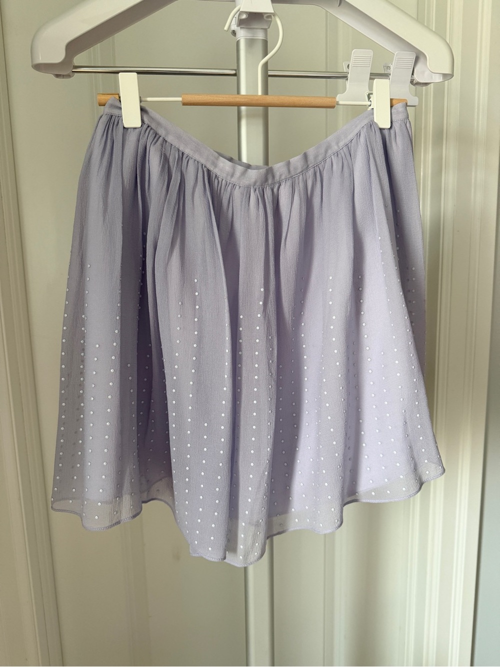 Club Monaco Lilac Silk Skirt